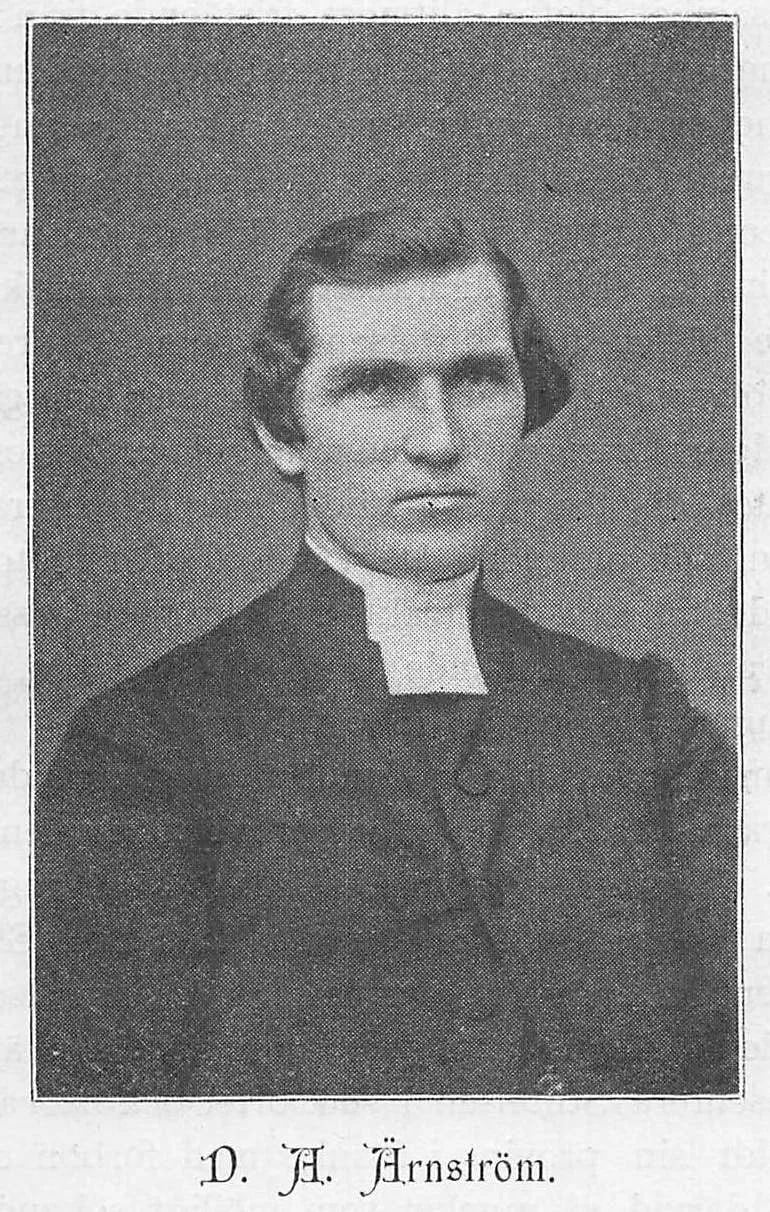 Porträt von Daniel August Ärnström (1839–1927) – Gedenkseite