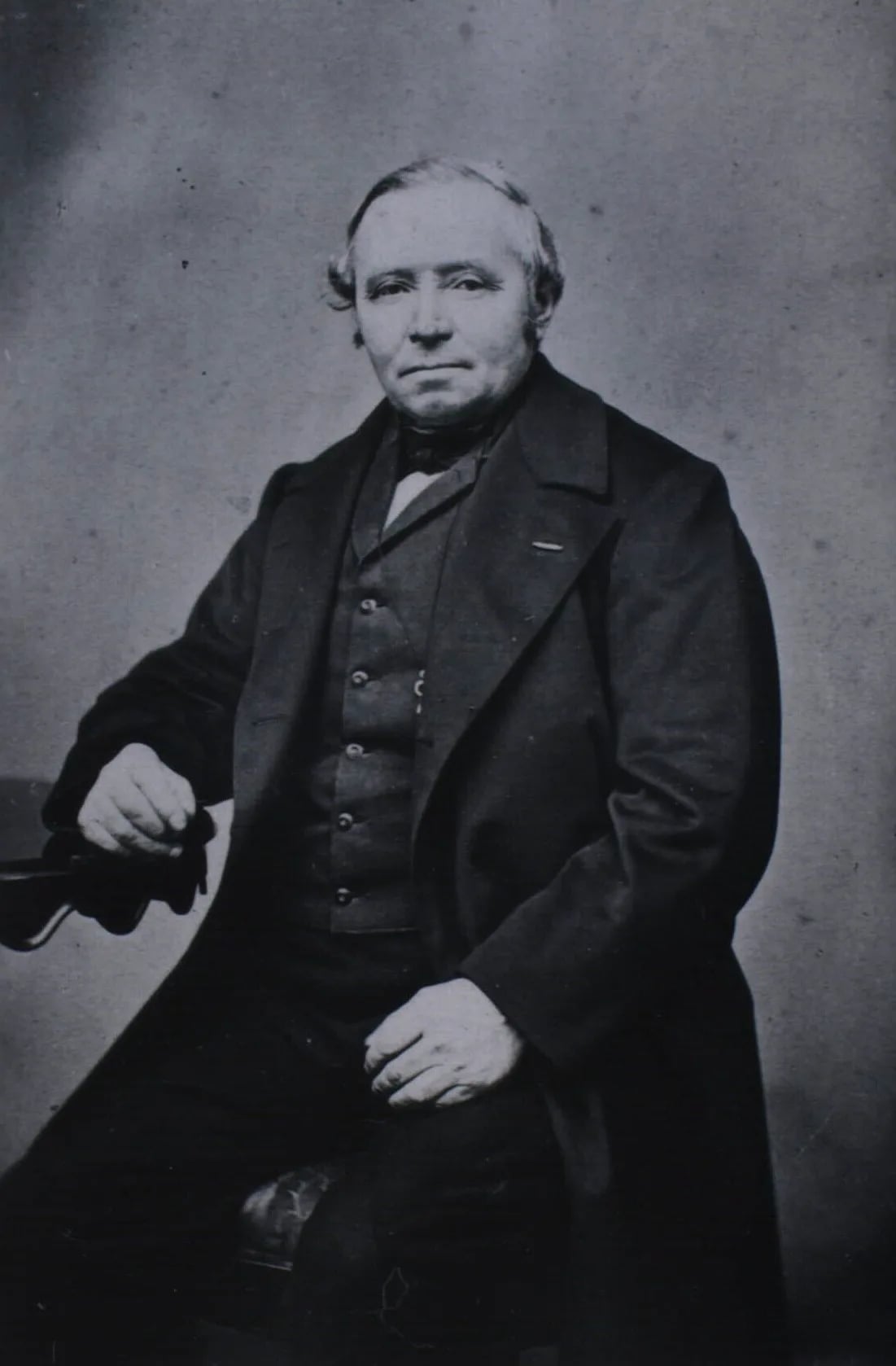 Porträt von Cornelius Petersen (1806–1876) – Gedenkseite