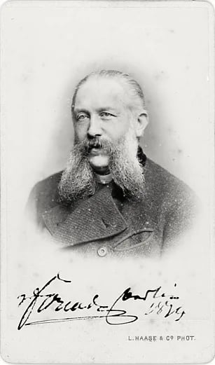 Portrait of Christoph Ernst Friedrich von Forcade de Biaix (1821–1891) – memorial page