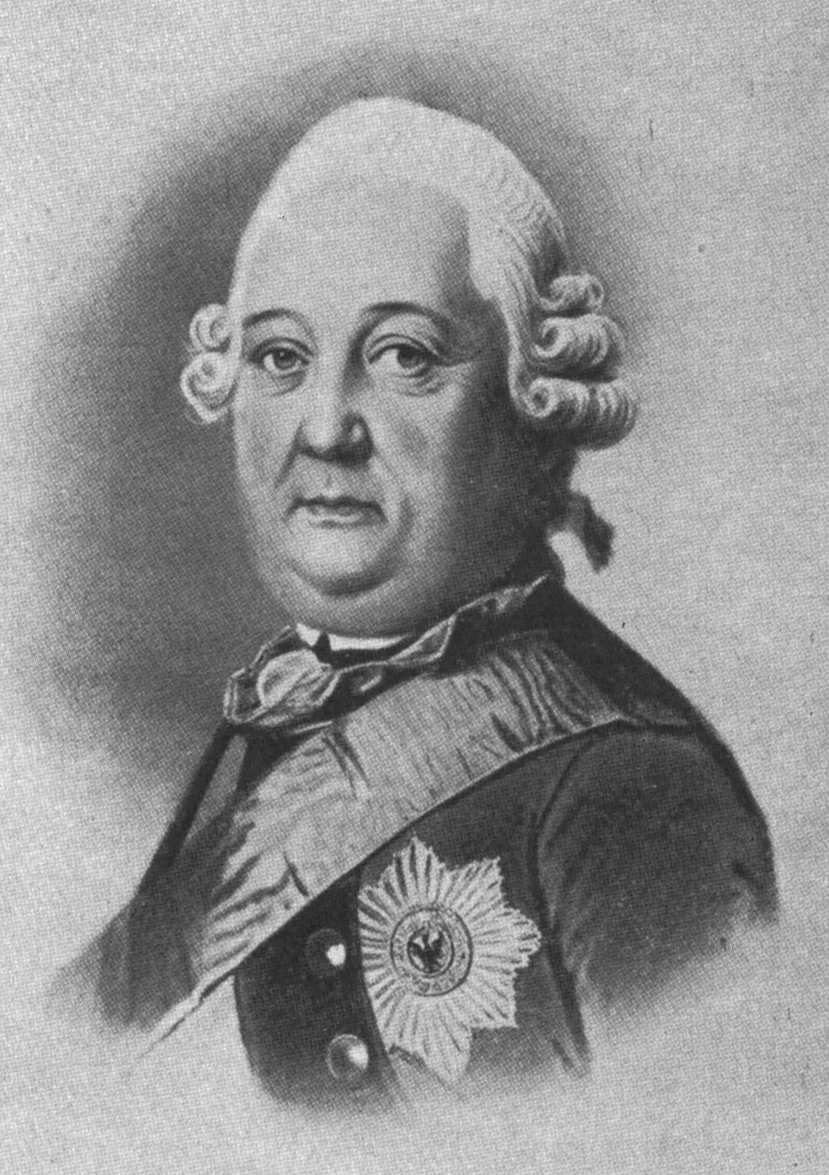 Portrait of Johann Albrecht von Bülow (1708–1776) – memorial page