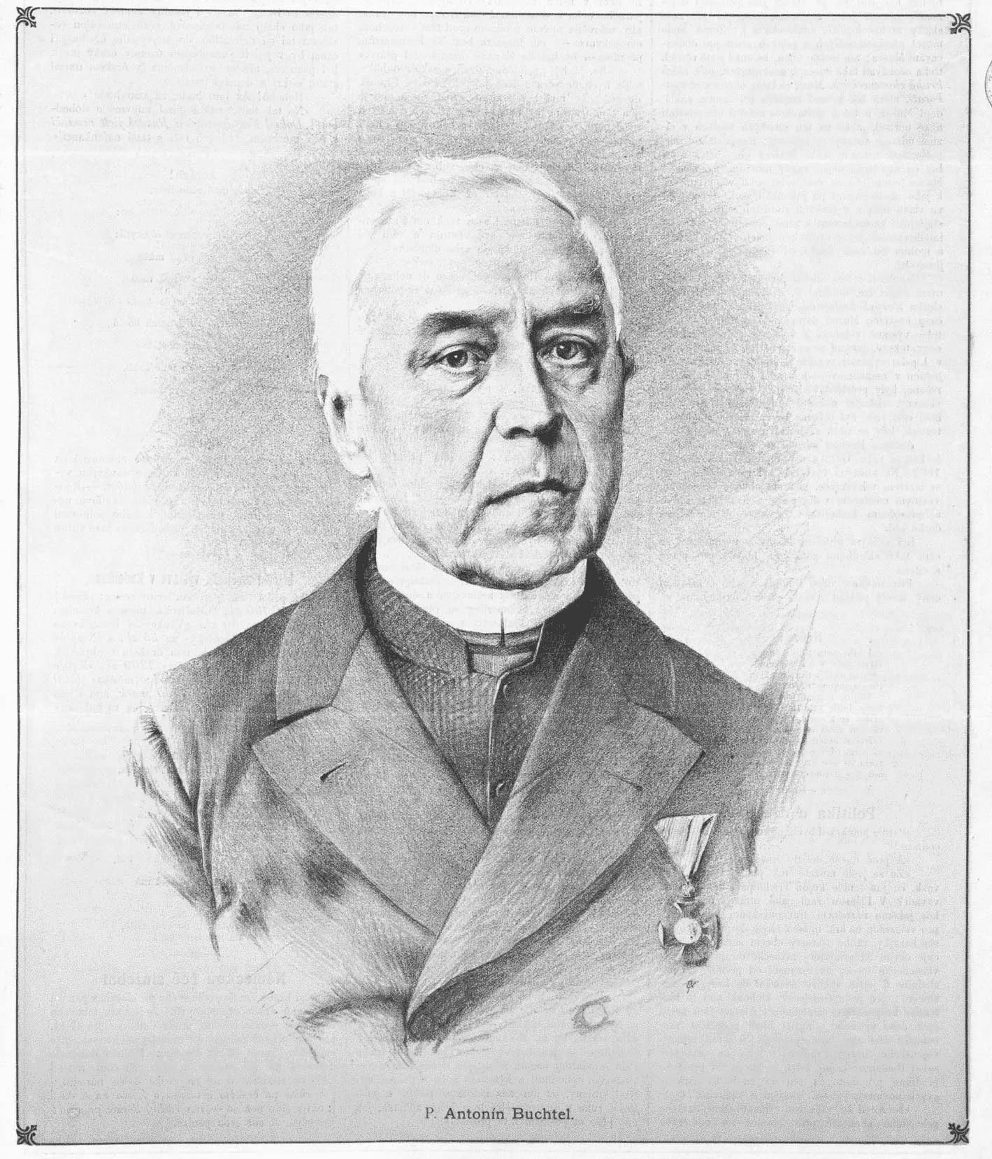 Portrait of Antonín Buchtel (1804–1882) – memorial page