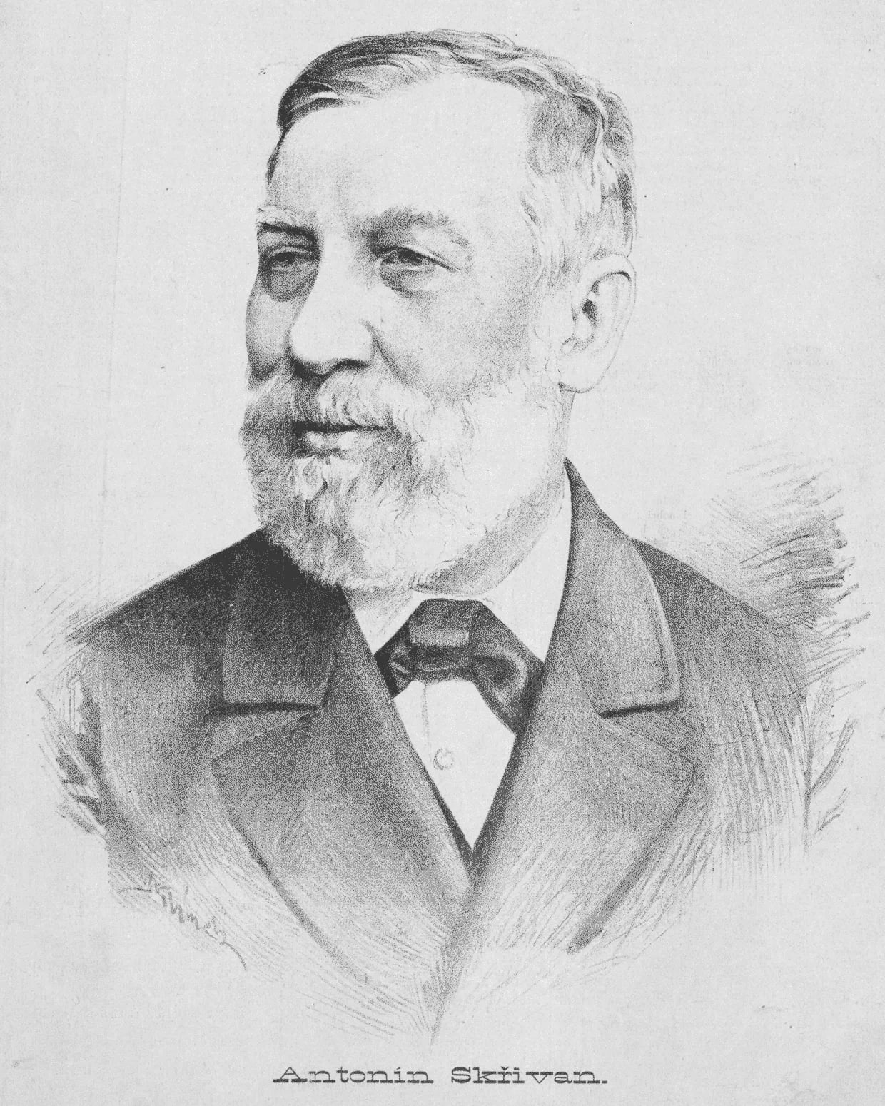 Portrait of Antonín Skřivan (1818–1887) – memorial page