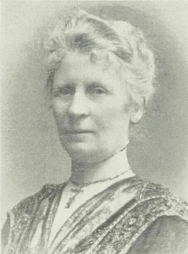 Porträt von Gina Andersen-Moen (1857–1949) – Gedenkseite