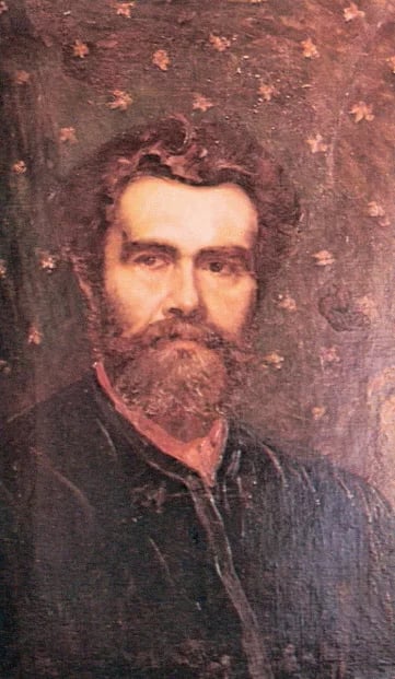 Porträt von Francesco Saverio Altamura (1822–1897) – Gedenkseite