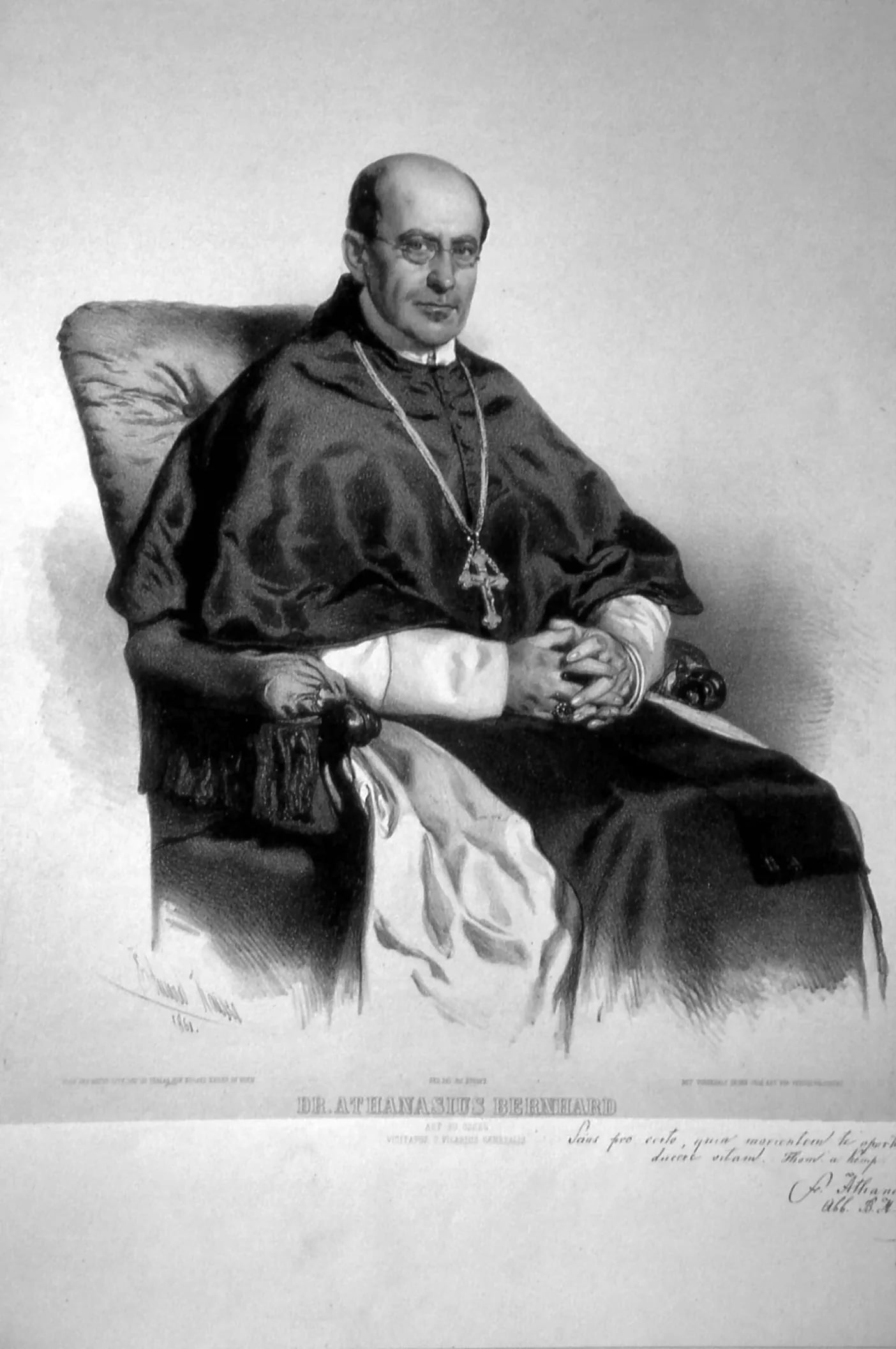 Portrait of Athanasius Bernhard (1815–1875) – memorial page