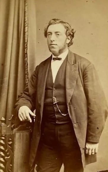 Porträt von Arnoldus van Rhijn (1844–1923) – Gedenkseite