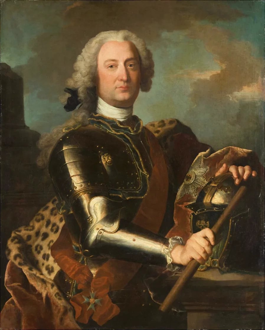 Porträt von Georg von Hessen-Kassel (1691–1755) – Gedenkseite