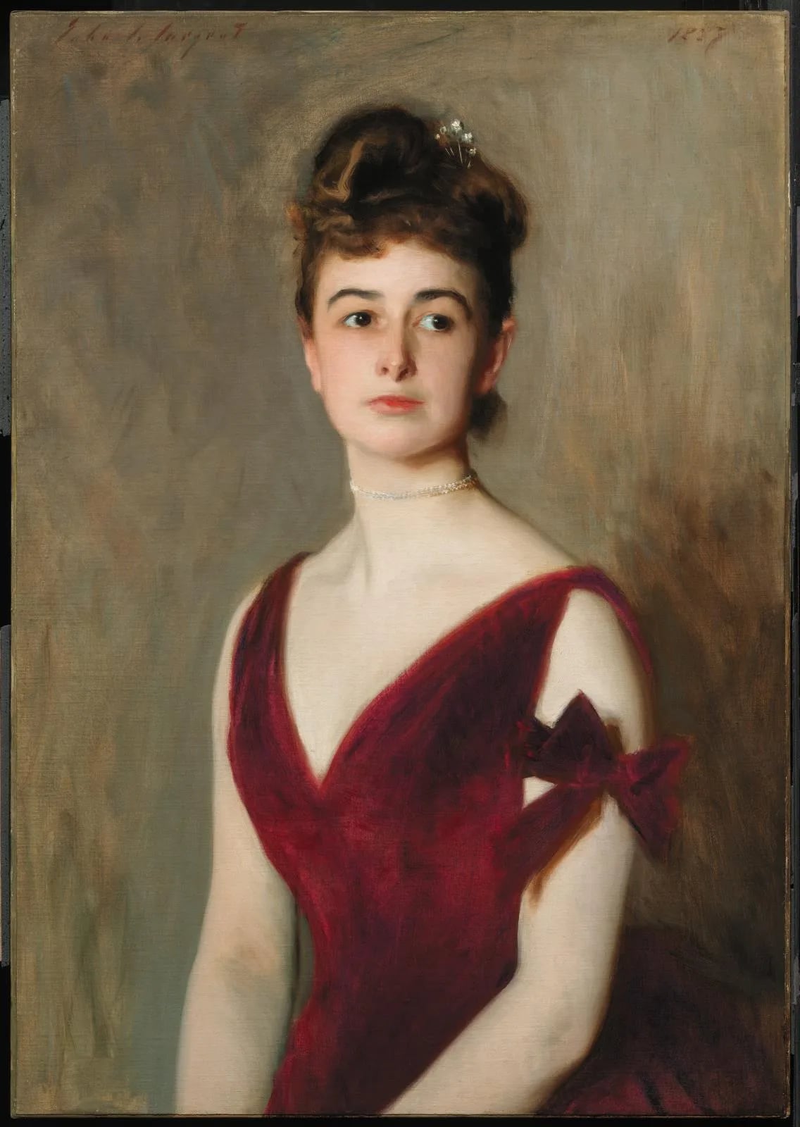 Porträt von Louise Pomeroy (1861–1933) – Gedenkseite