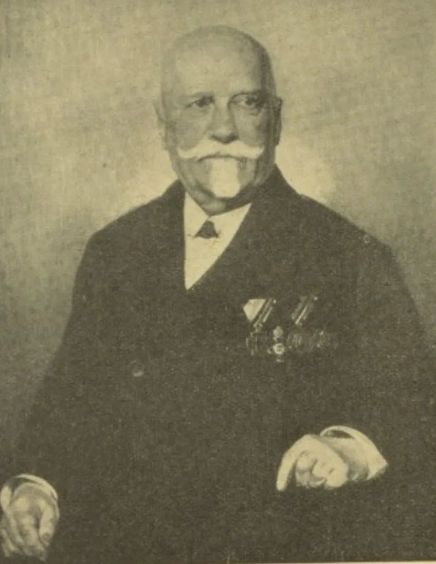 Porträt von Alois Brusatti (1850–1932) – Gedenkseite