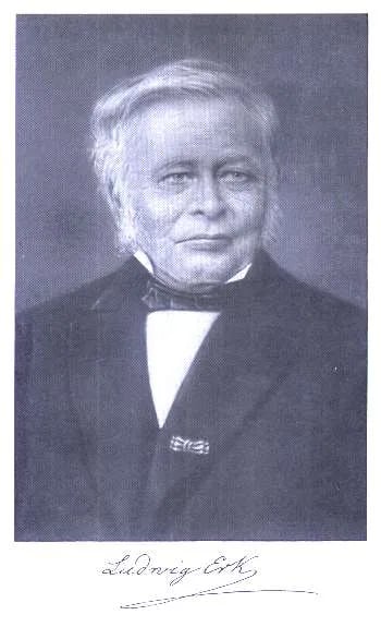 Porträt von Ludwig Erk (1807–1883) – Gedenkseite