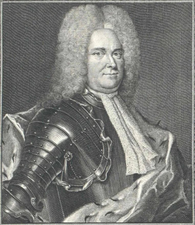 Portrait of Ernst Wilhelm von Spörcken (1665–1726) – memorial page