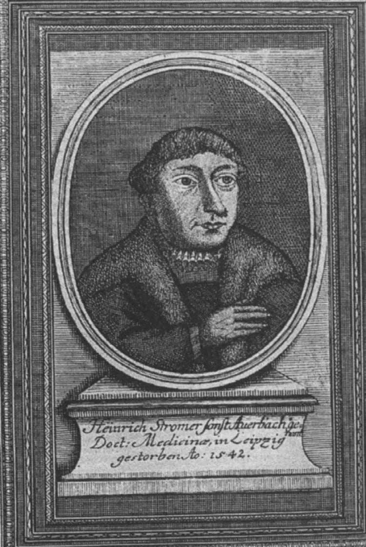 Portrait of Heinrich Stromer (1482–1542) – memorial page