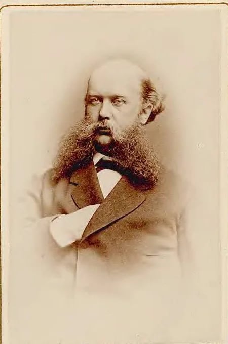 Portrait of Herman Annerstedt. (1836–1883) – memorial page