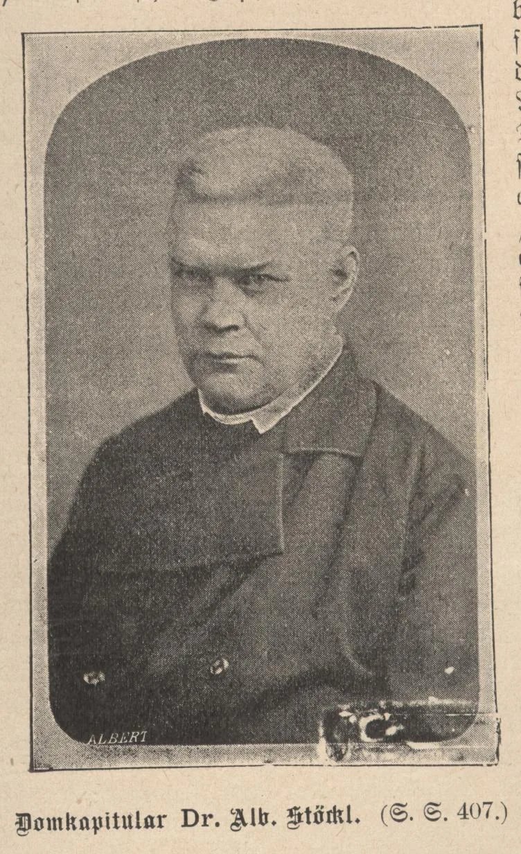 Porträt von Albert Stöckl (1823–1895) – Gedenkseite