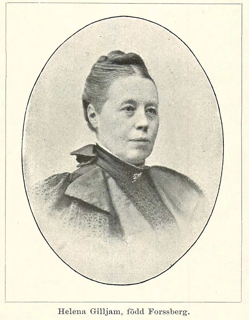 Portrait of Helena Aurora Forssberg (1846–1929) – memorial page
