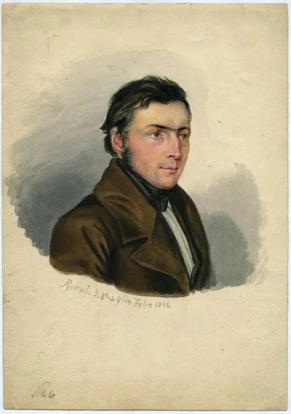 Portrait of Karl Friedrich Wilhelm Rußwurm (1812–1883) – memorial page