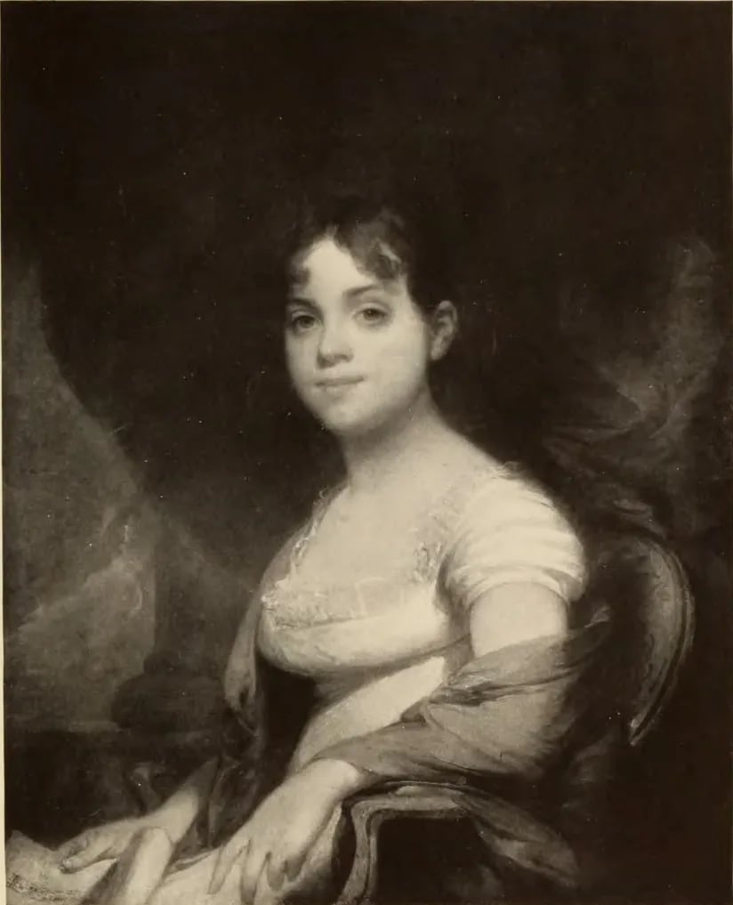 Porträt von Julia Maria Murray Bingaman (1791–1822) – Gedenkseite