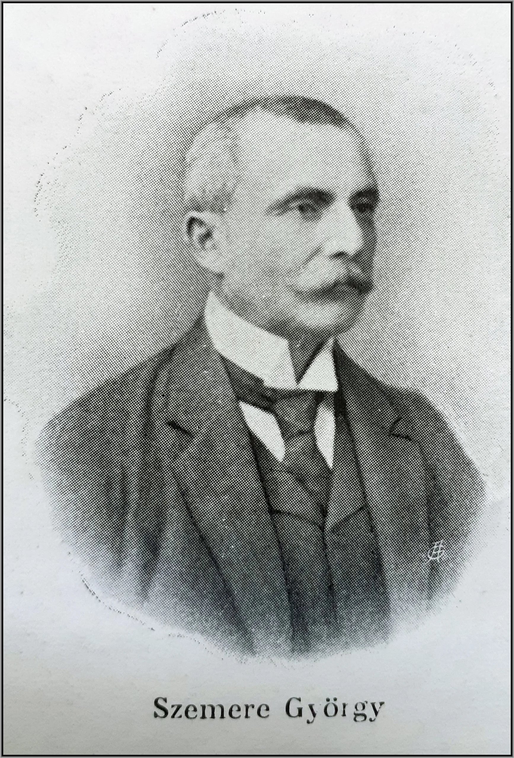 Portrait of György Szemere (1863–1930) – memorial page