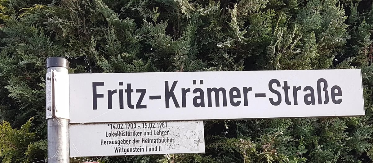 Portrait of Fritz Krämer (1903–1981) – memorial page