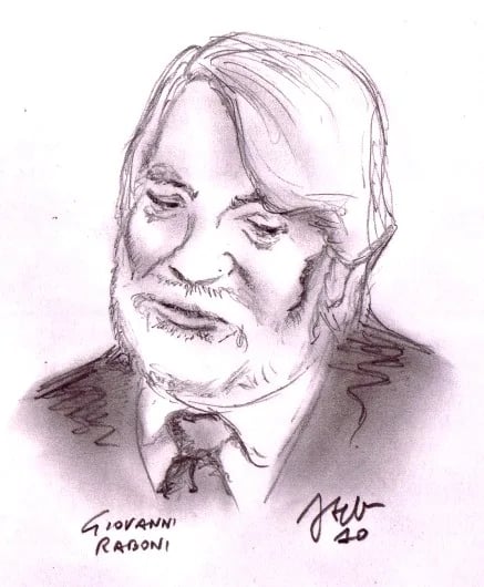 Portrait of Giovanni Raboni (1932–2004) – memorial page