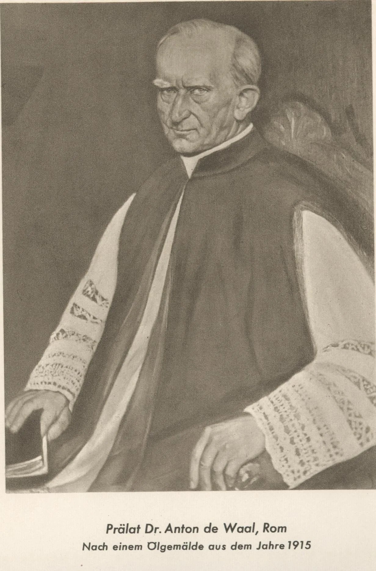Porträt von Anton de Waal (1837–1917) – Gedenkseite