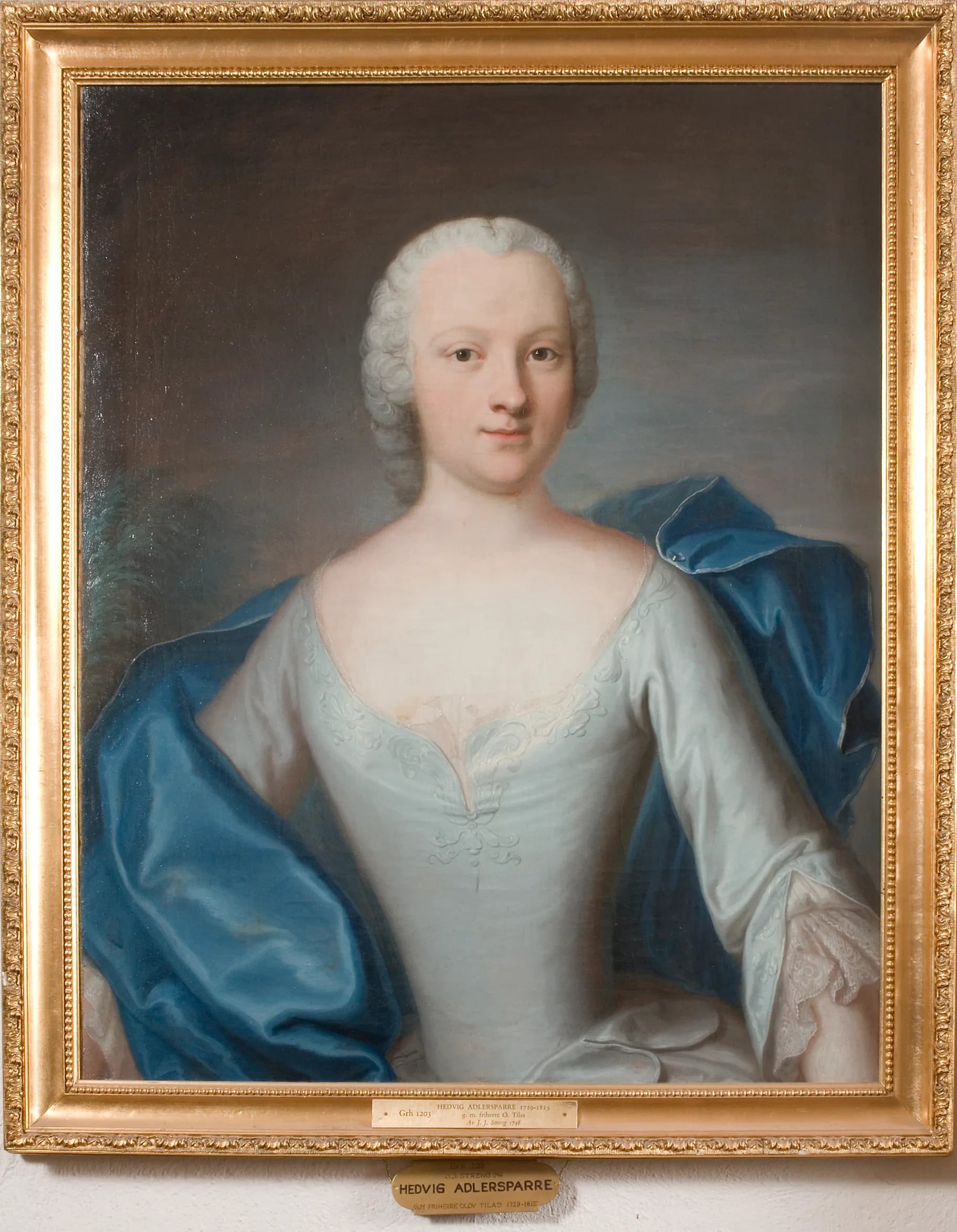 Porträt von Hedvig Adlersparre (1729–1815) – Gedenkseite