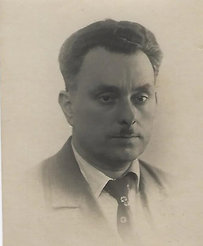Porträt von Moisey Efimovich Bergholts (1890–1951) – Gedenkseite