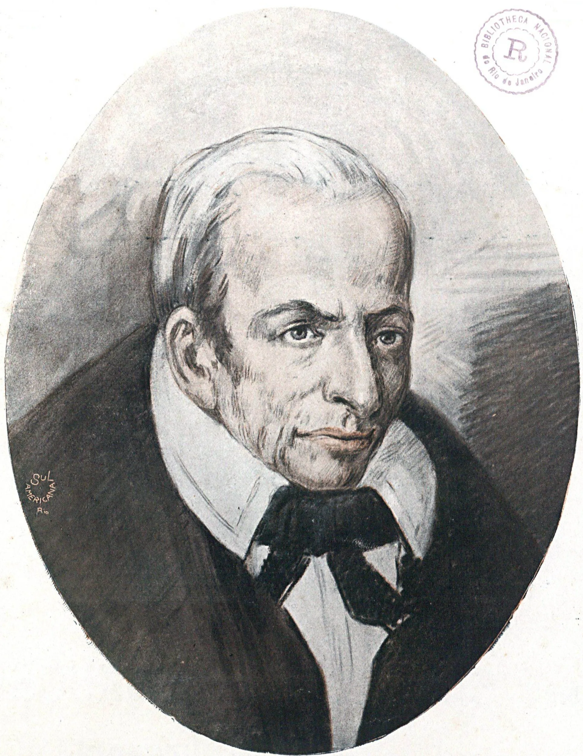 Porträt von Antônio Ferreira França (1771–1848) – Gedenkseite
