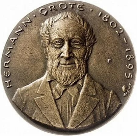 Porträt von Hermann Grote (1802–1895) – Gedenkseite