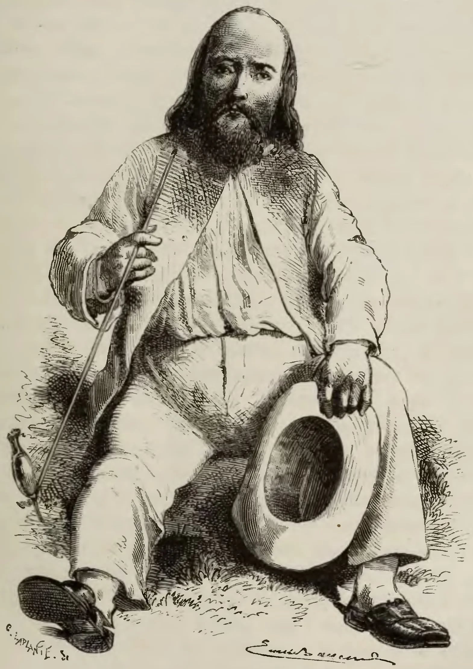 Porträt von Giovanni Giacinto Stella (1822–1869) – Gedenkseite