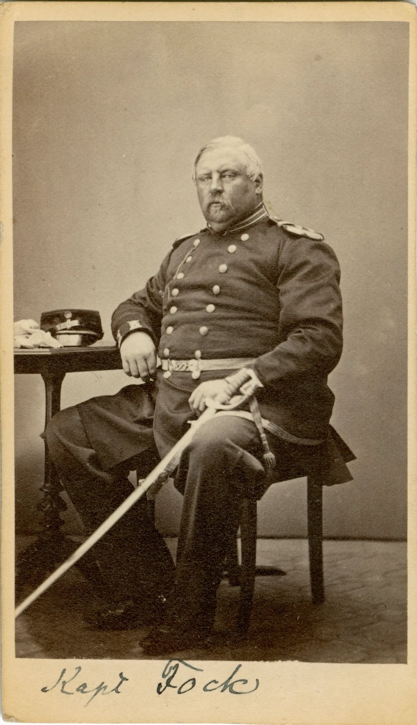 Porträt von Hans August Fock (1821–1870) – Gedenkseite