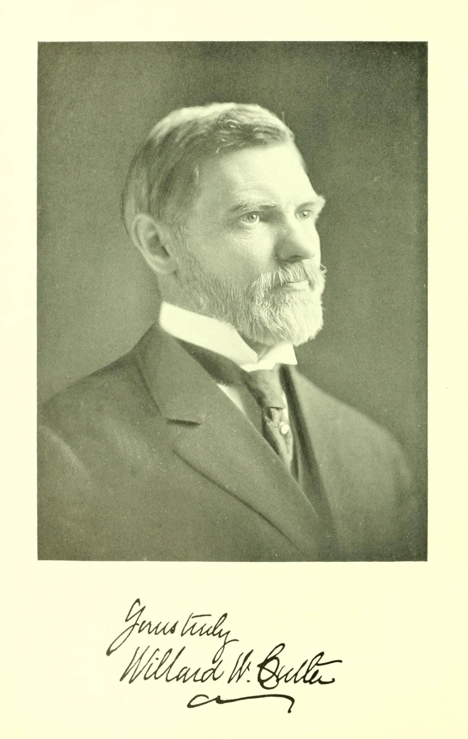 Porträt von Willard Walker Cutler (1856–1926) – Gedenkseite