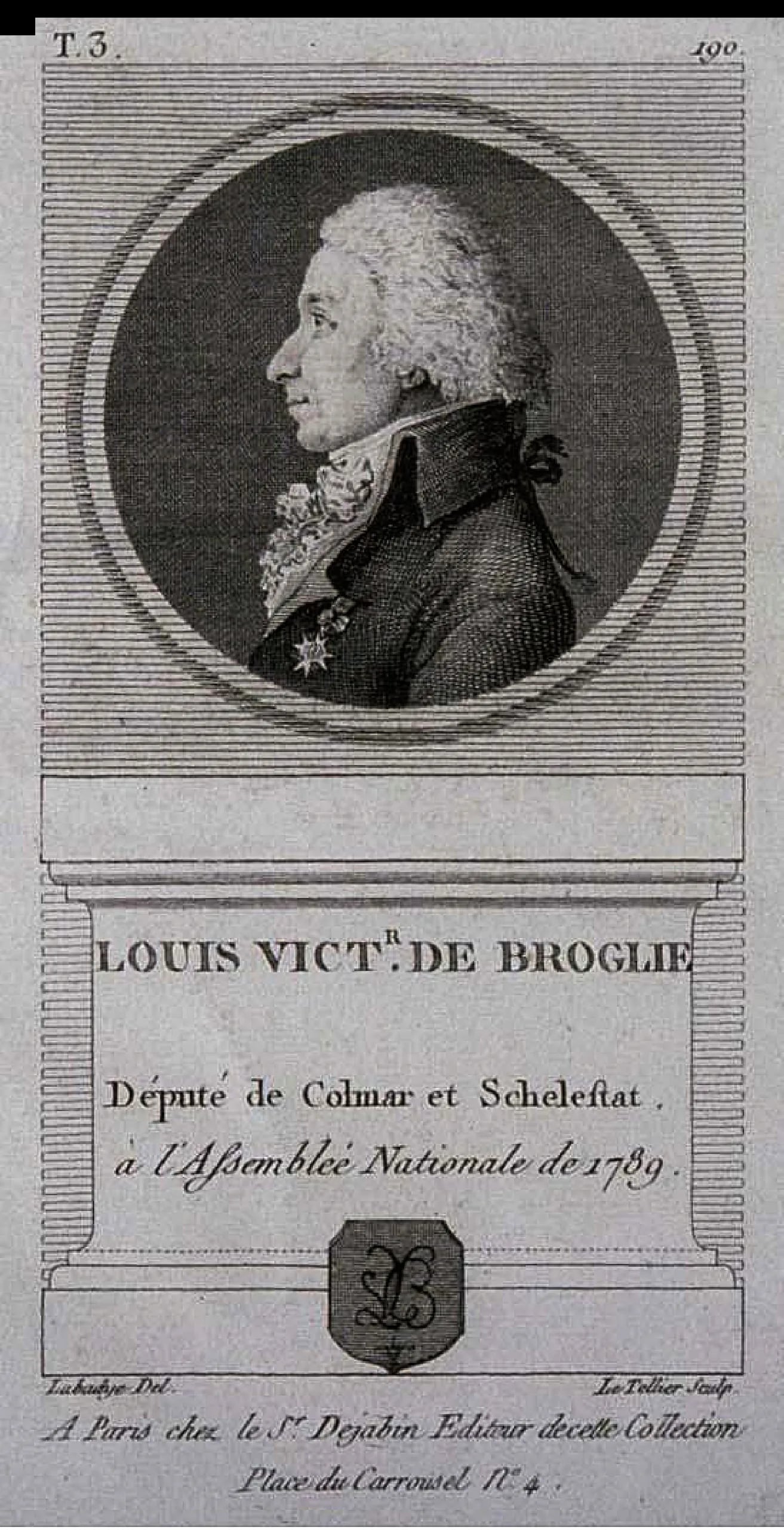 Portrait of Claude-Victor de Broglie (1756–1794) – memorial page