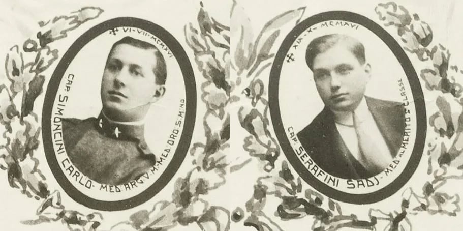 Porträt von Sady Serafini (1894–1916) – Gedenkseite