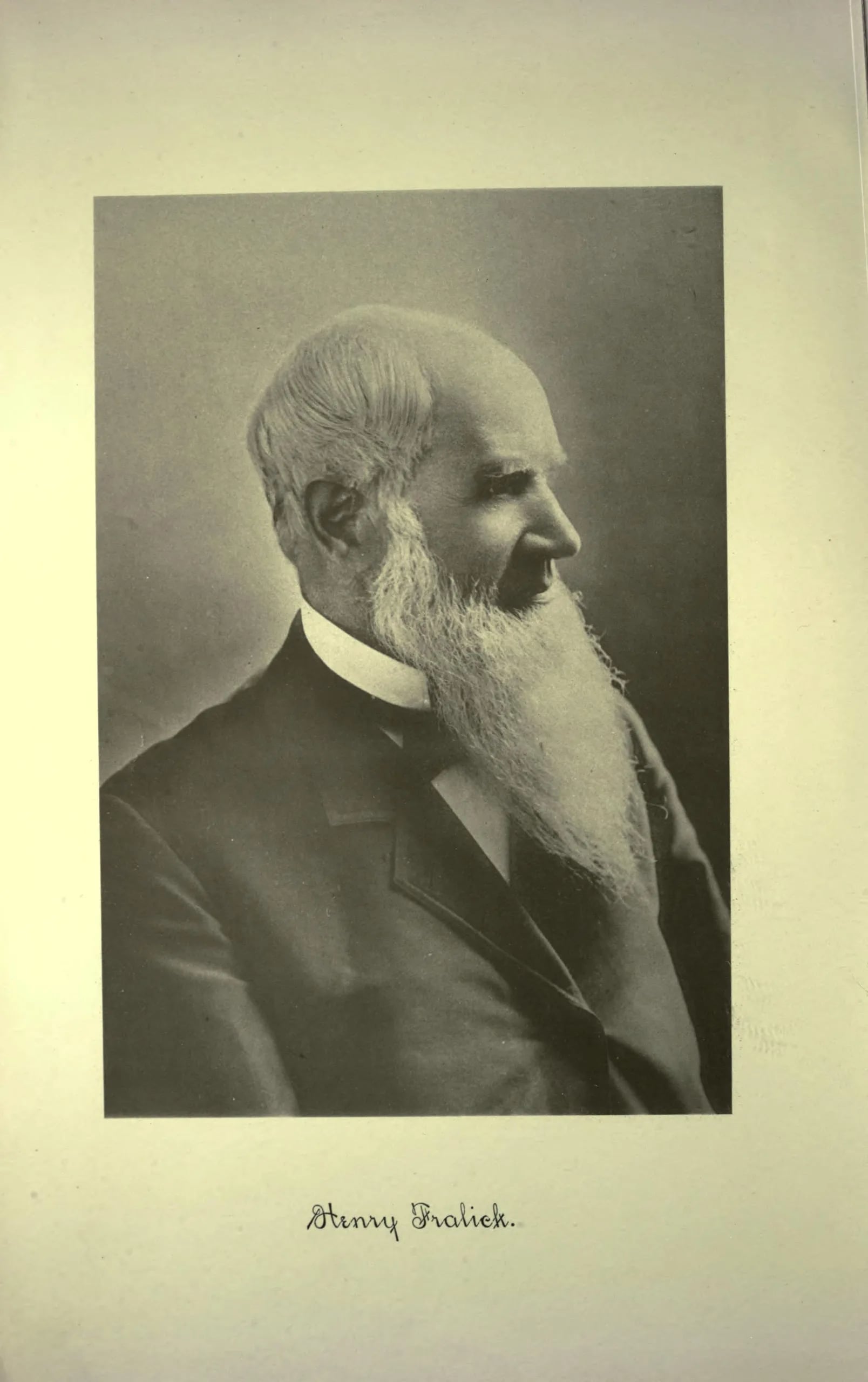Porträt von Henry Fralick (1812–1891) – Gedenkseite