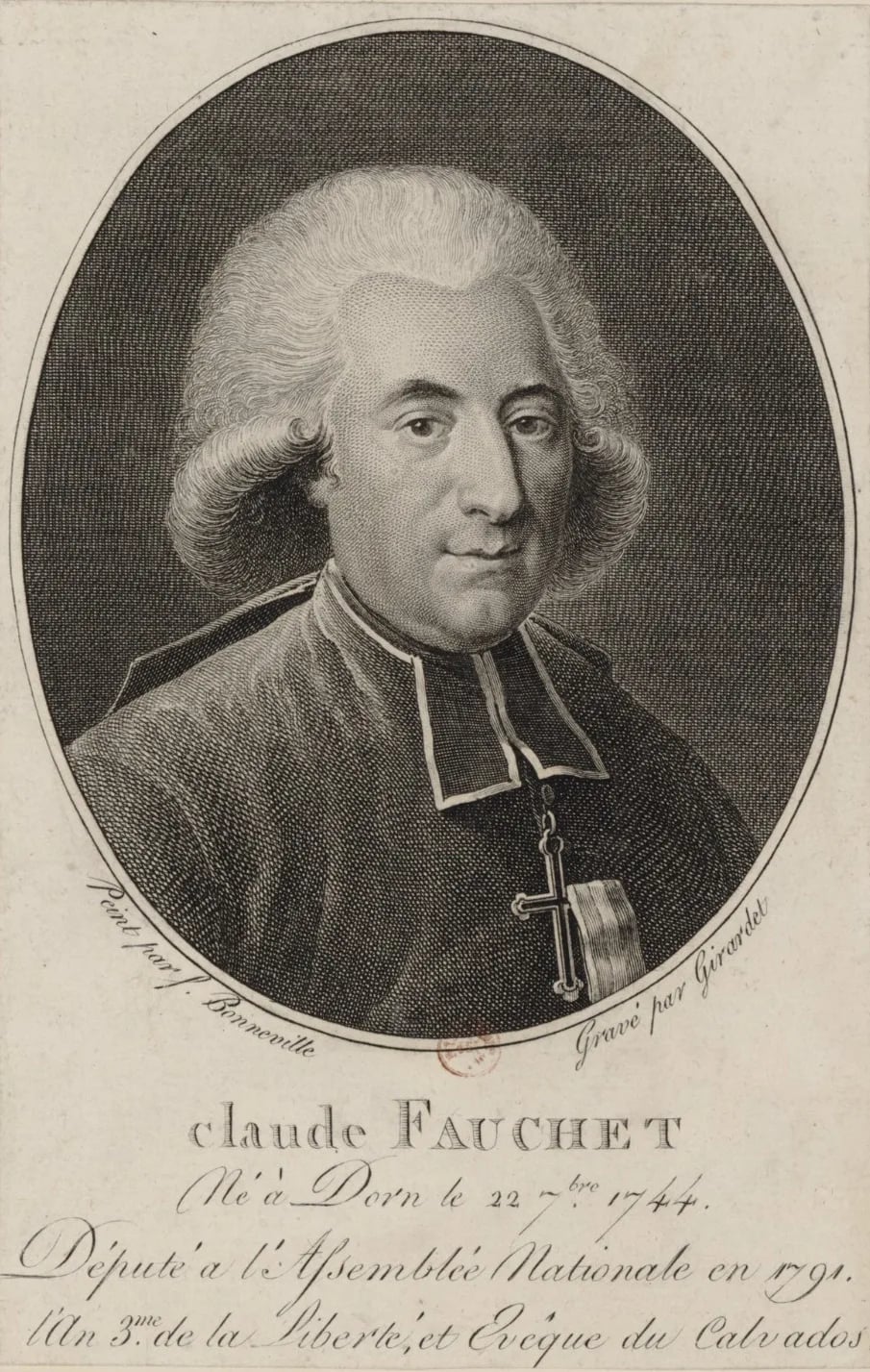 Porträt von Claude Fauchet (1744–1793) – Gedenkseite