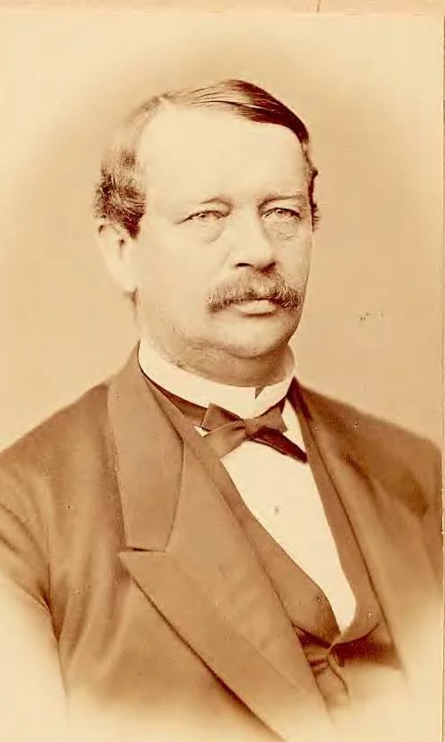 Porträt von Victor Mauritz Landegren (1823–1888) – Gedenkseite