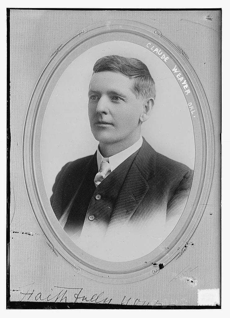Porträt von Claude Weaver (1867–1954) – Gedenkseite