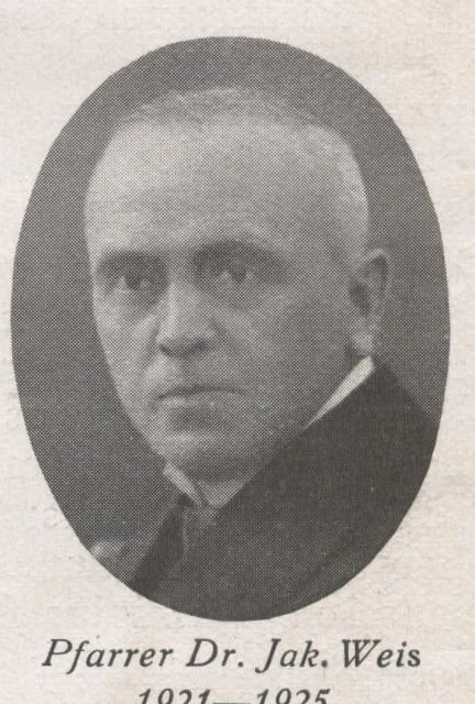 Porträt von Jakob Weis (1879–1948) – Gedenkseite