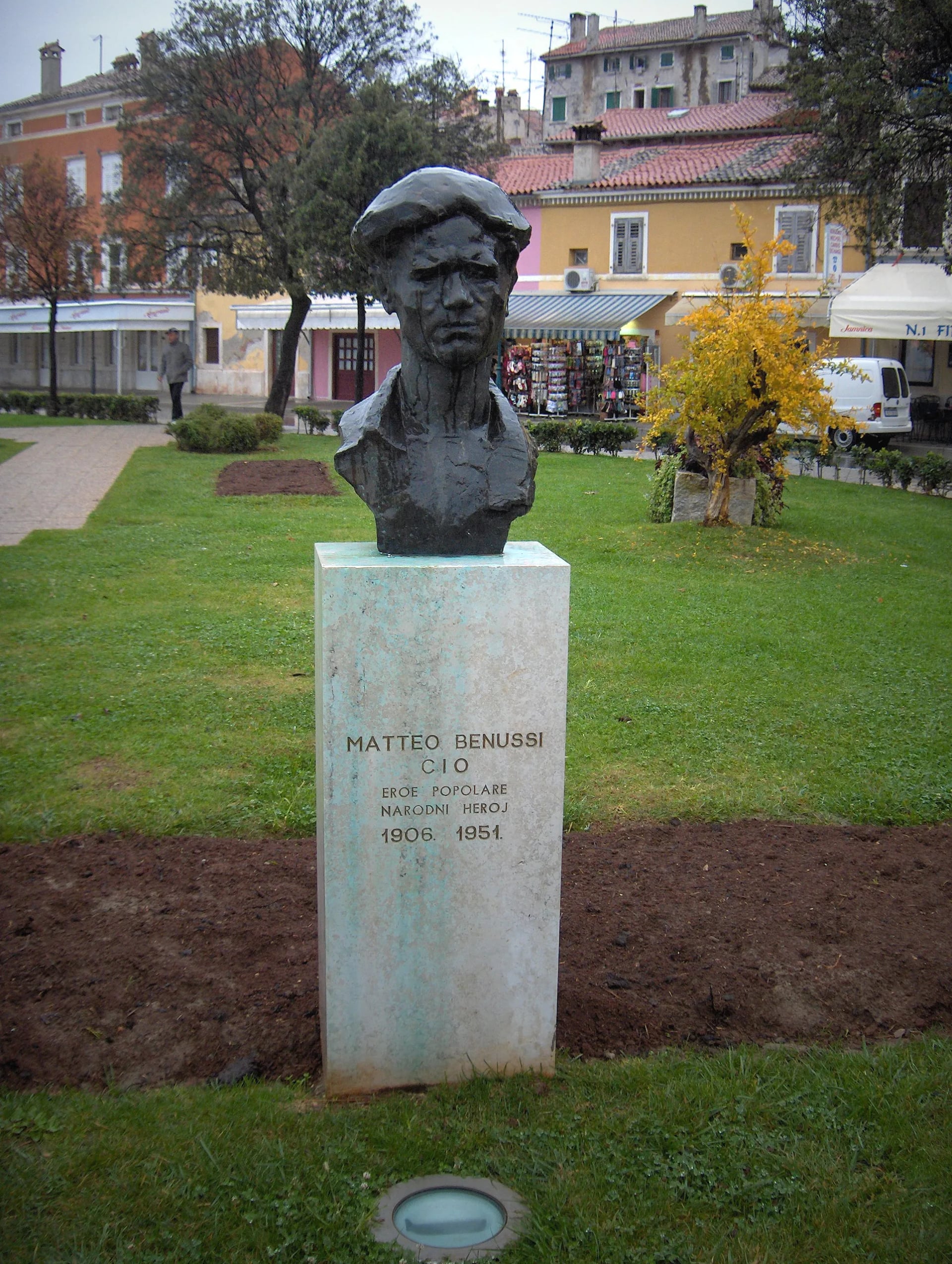 Portrait of Matteo Benussi (1906–1951) – memorial page