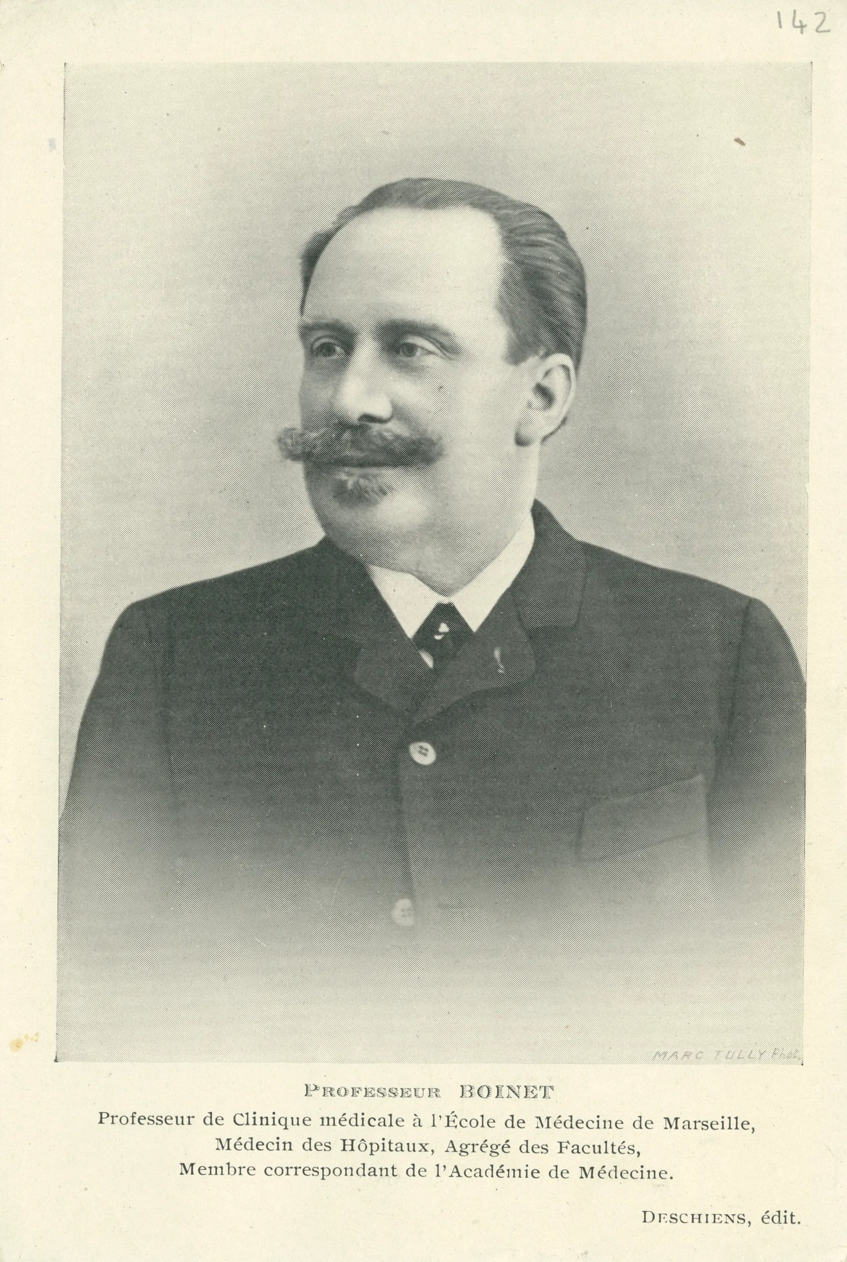 Porträt von Édouard Boinet (1859–1938) – Gedenkseite