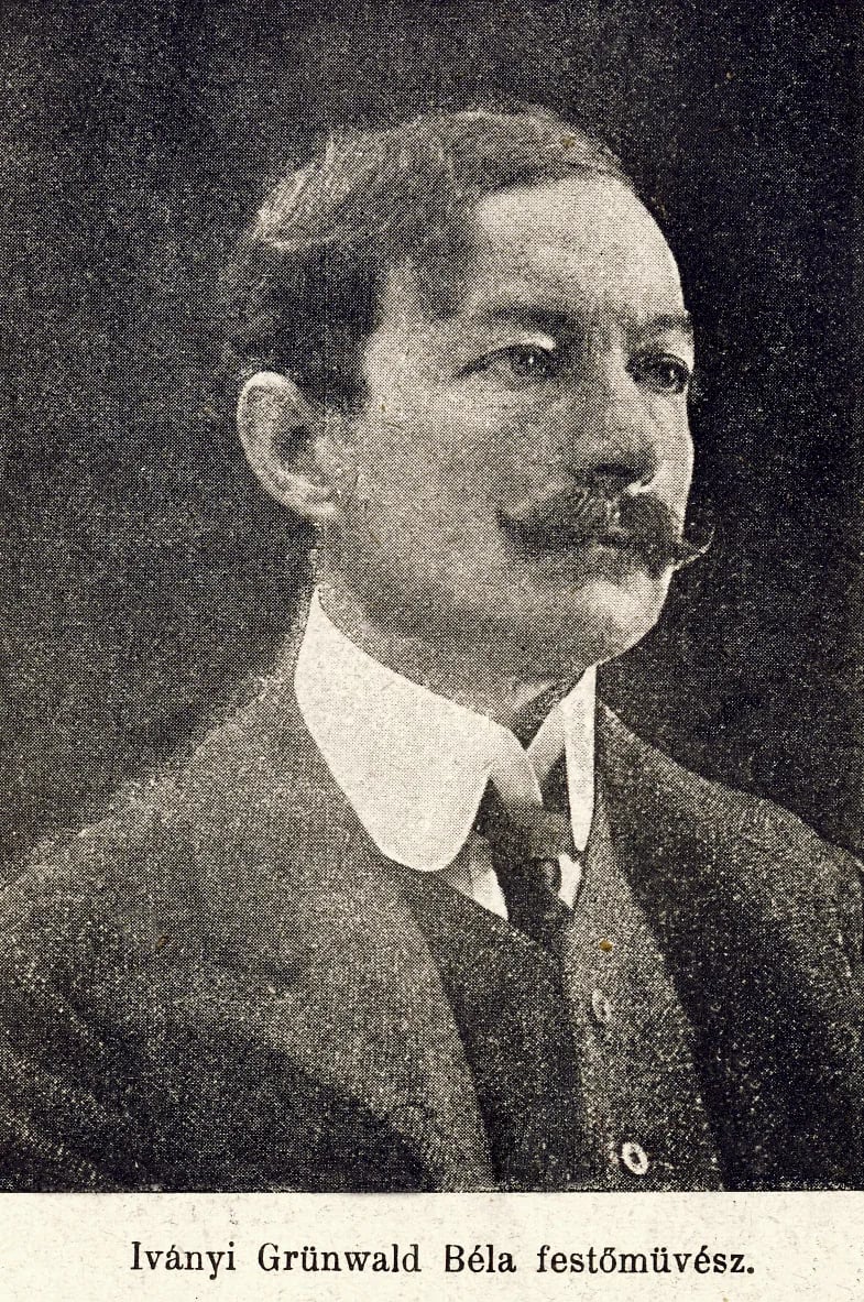 Porträt von Béla Iványi Grünwald (1867–1940) – Gedenkseite