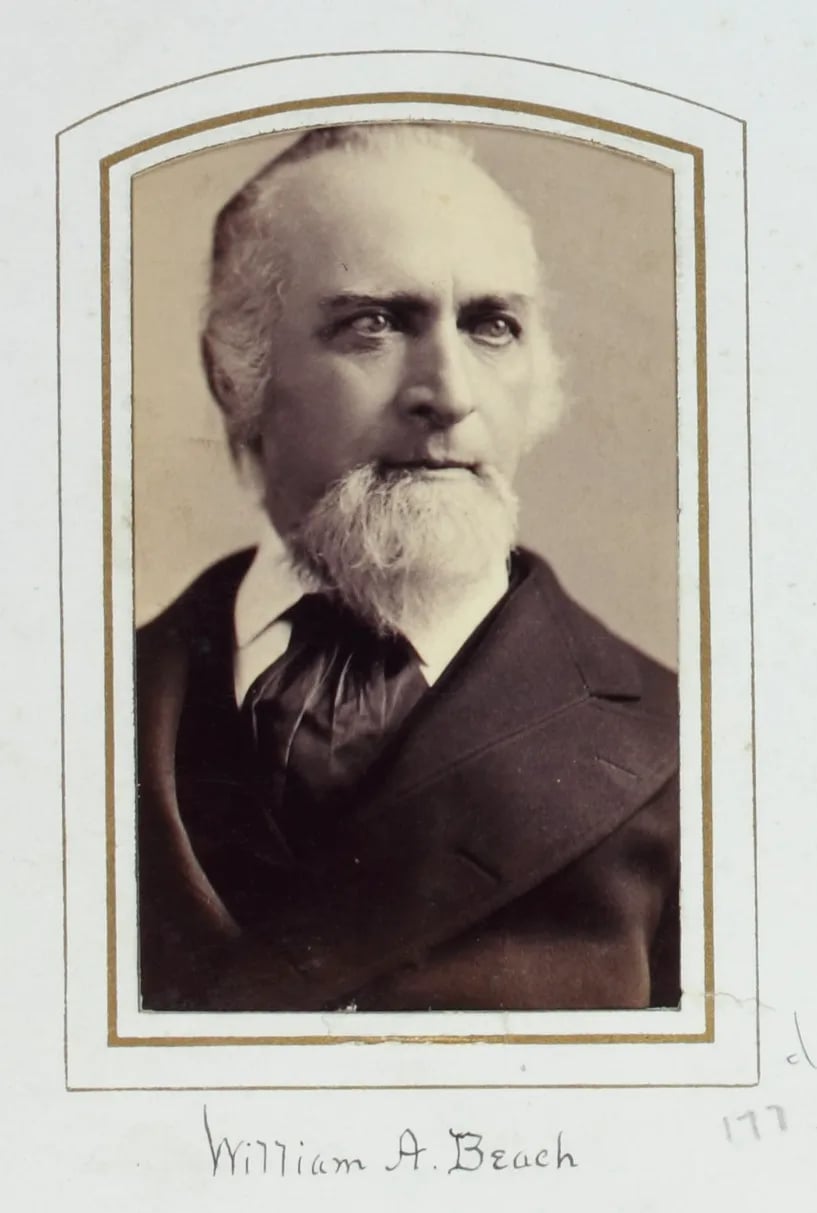 Porträt von William Augustus Beach (1809–1884) – Gedenkseite