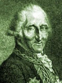Porträt von Friedrich August von Zinzendorf (1733–1804) – Gedenkseite