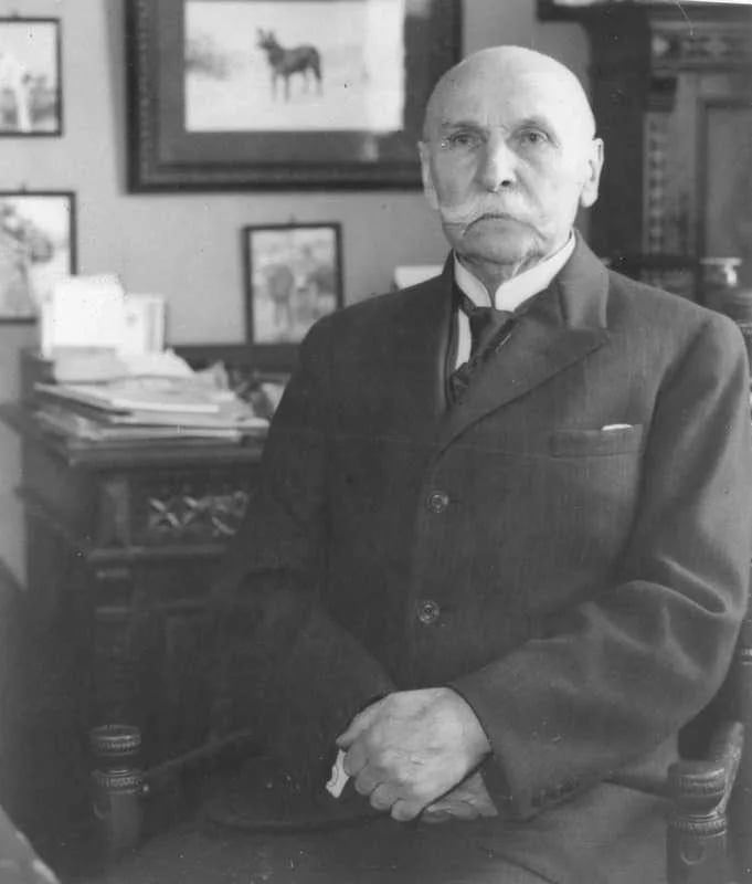 Porträt von Fritz R. Huitfeldt (1851–1938) – Gedenkseite