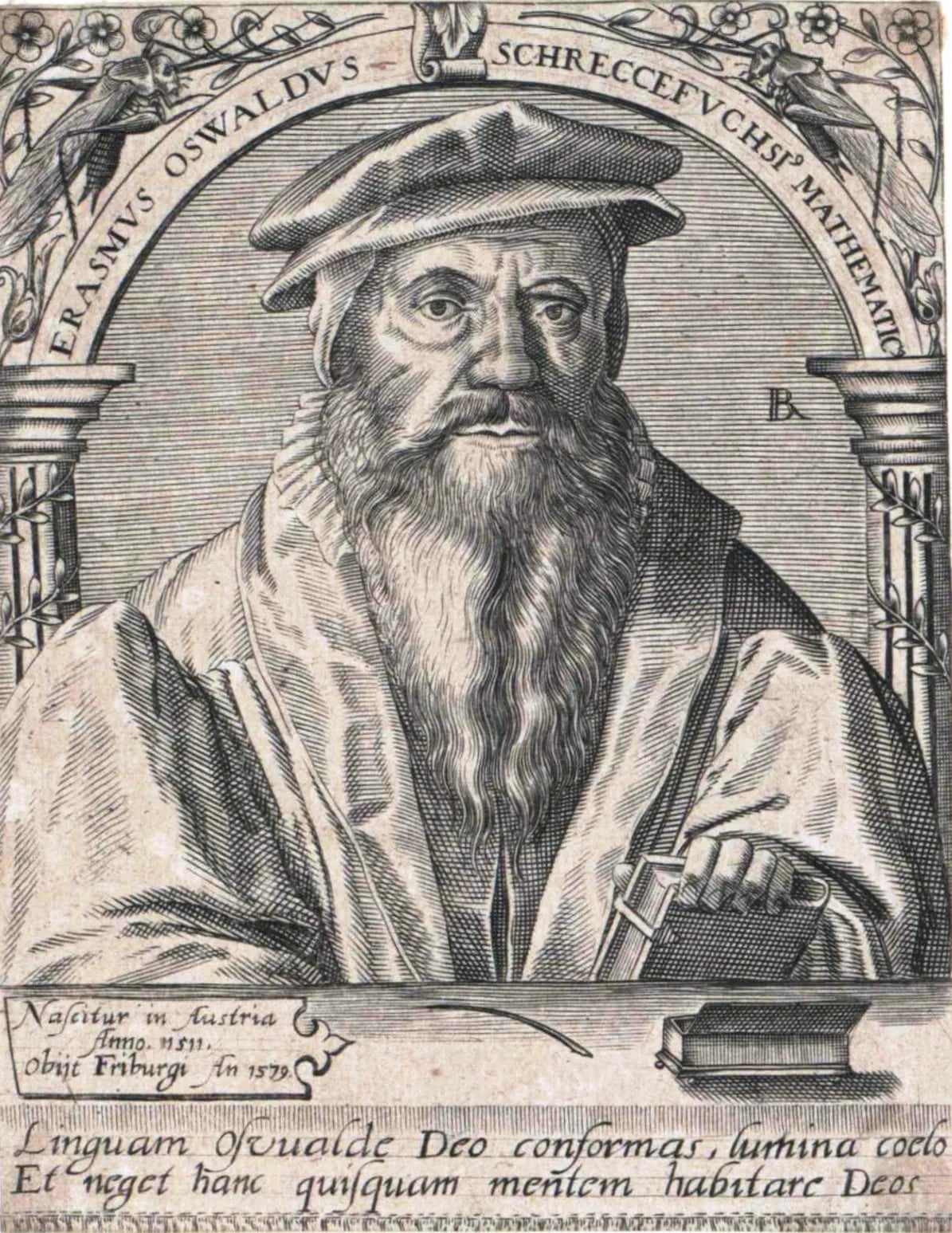 Porträt von Erasmus Oswald Schreckenfuchs (1511–1579) – Gedenkseite