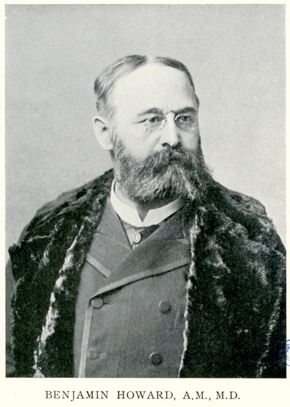 Porträt von Benjamin Douglas Howard (1836–1900) – Gedenkseite
