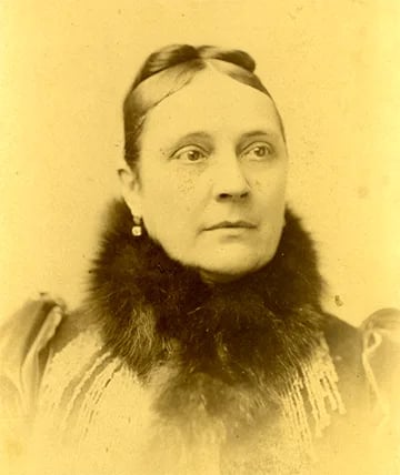 Porträt von Eva Parker Ingersoll (1841–1923) – Gedenkseite