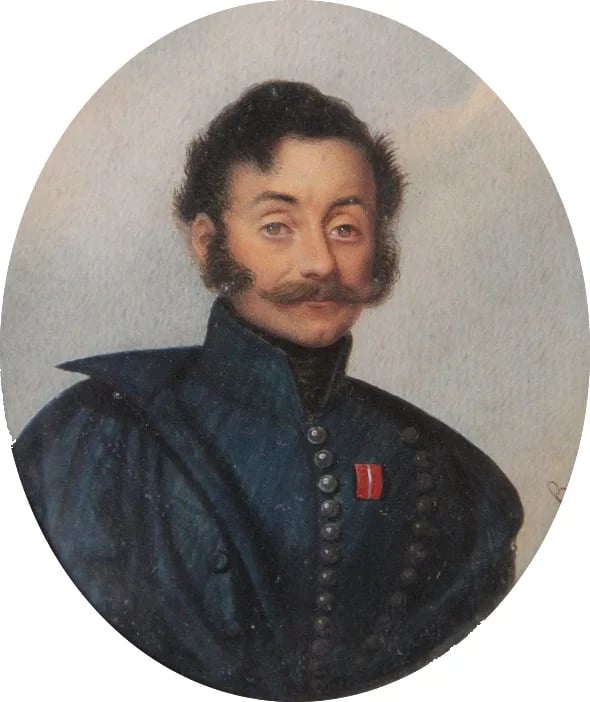 Porträt von Toussaint Jean Hippolyte de Cornulier (1789–1862) – Gedenkseite