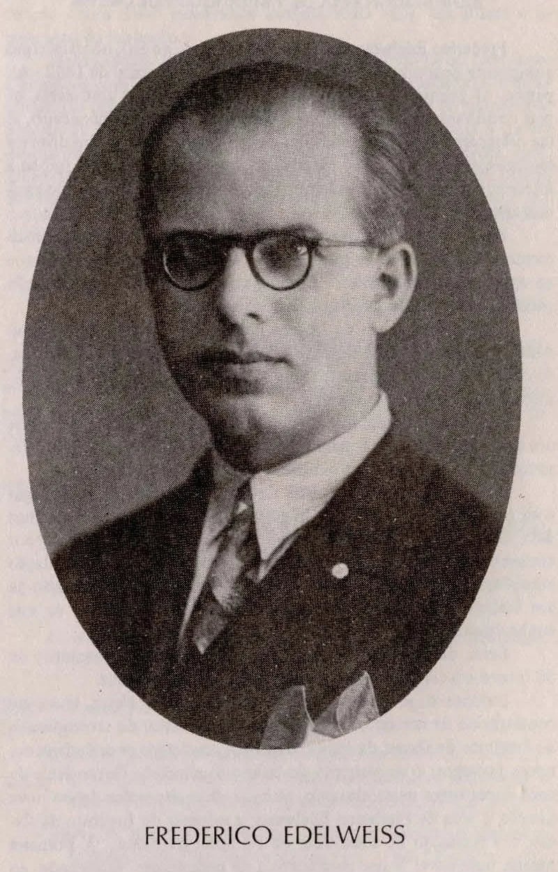 Portrait of Frederico Edelweiss (1895–1976) – memorial page